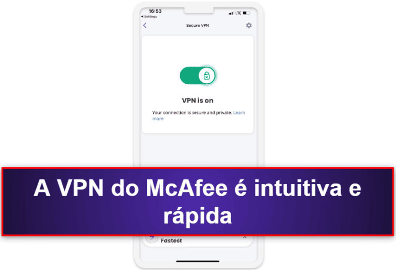3.🥉 McAfee Mobile Security para iOS — recursos de segurança de ponta e boa proteção web