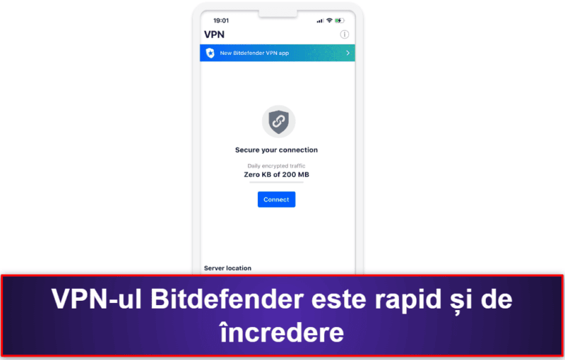 4. Bitdefender Mobile Security — Protecție web bună și VPN gratuit decent