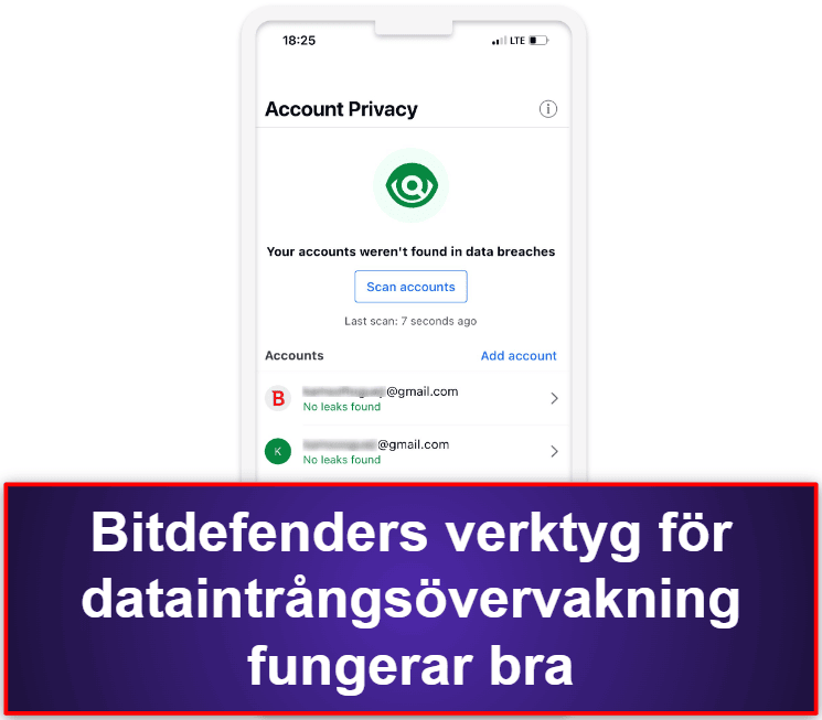 4. Bitdefender Mobile Security — Bra webbskydd och gratis VPN