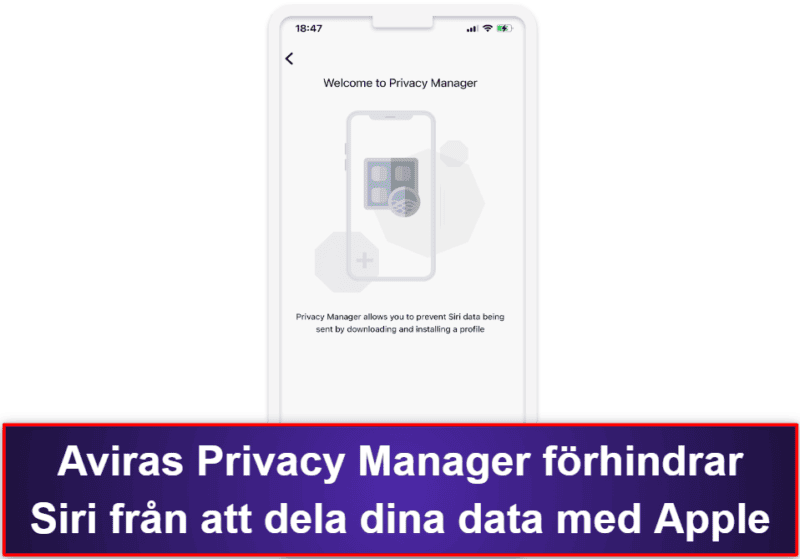 7. Avira Free Mobile Security for iOS — Bra integritet för iOS + VPN