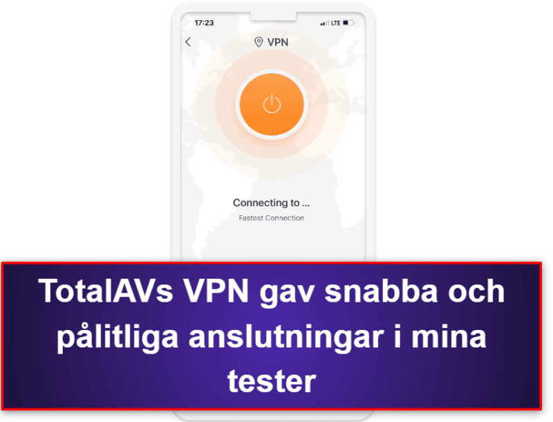 2.🥈 TotalAV Mobile Security — Användarvänlig iOSapp med intrångsskanner