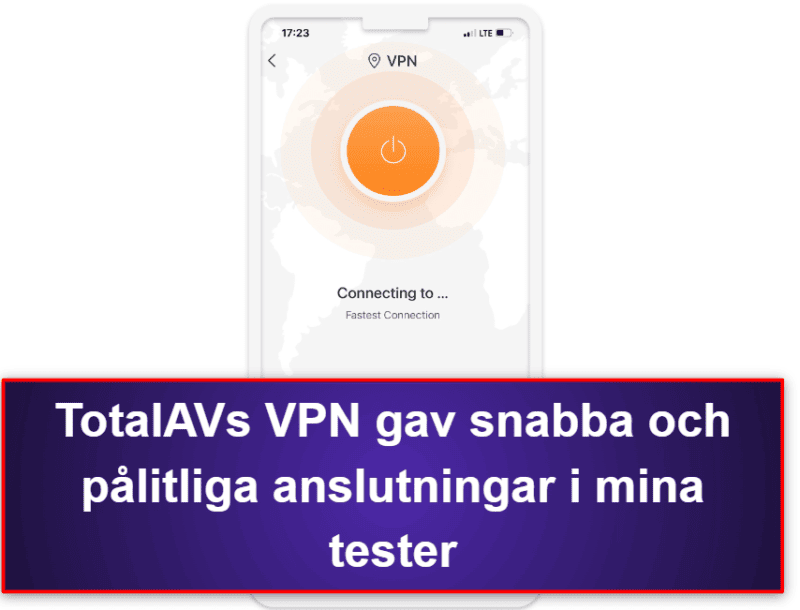 2.🥈 TotalAV Mobile Security — Användarvänlig iOSapp med intrångsskanner