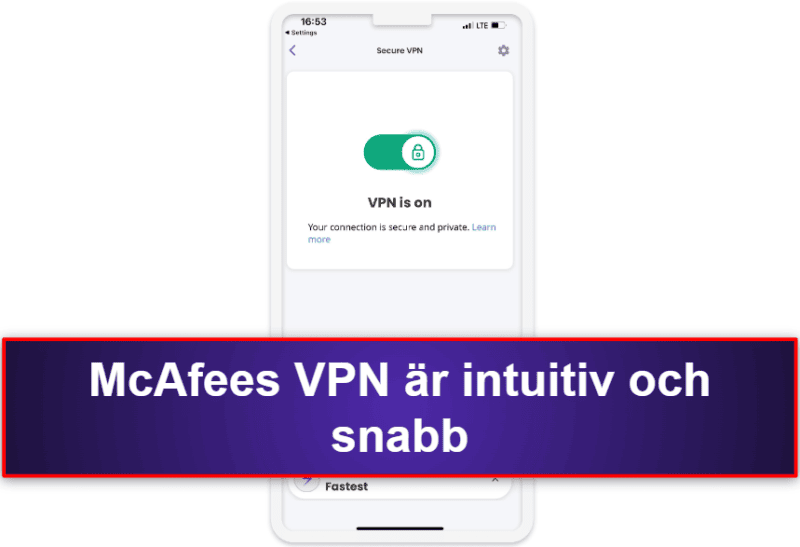 3.🥉 McAfee Mobile Security for iOS — Avancerade säkerhetsfunktioner och bra webbskydd