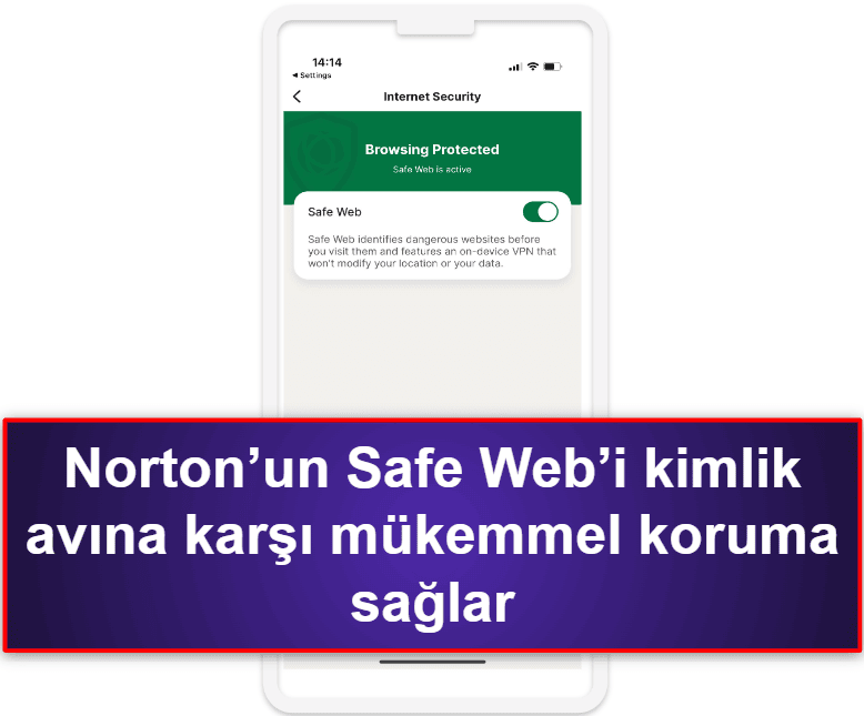 1.🥇 Norton Mobile Security – iOS için En İyi Premium Antivirüs Uygulaması