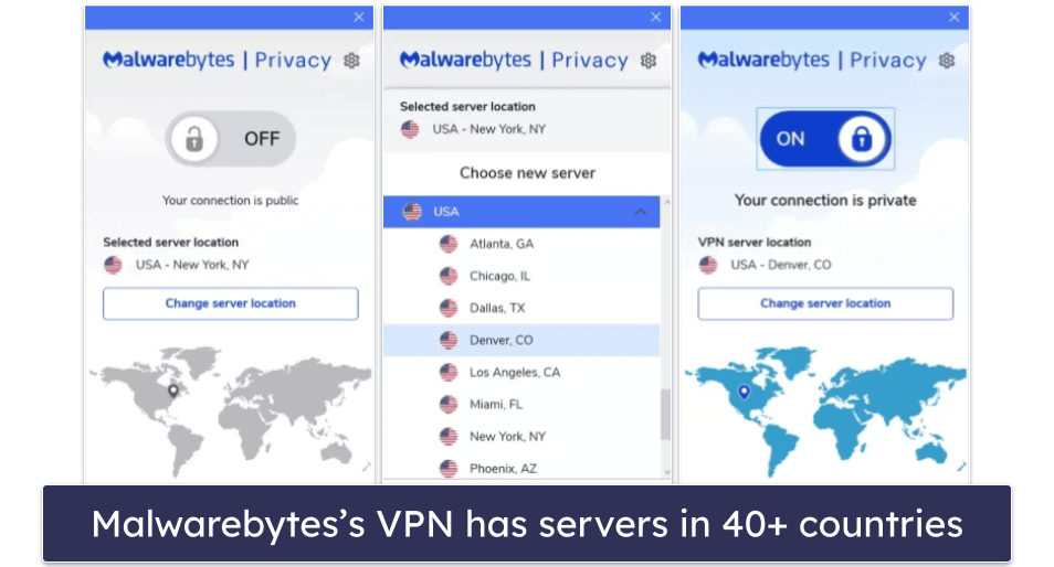 6. Malwarebytes — Minimalistic Antivirus With a Fast VPN