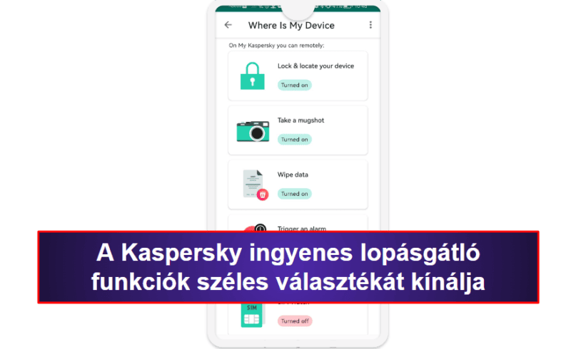 7. Kaspersky Security &amp; VPN — Intuitív és jó víruskeresővel rendelkezik