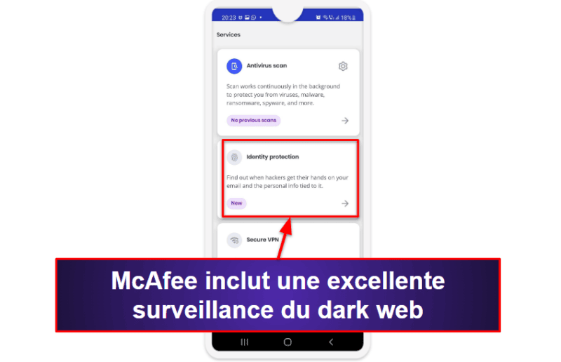 🥉3. McAfee Total Protection : excellente protection antivirus avec analyse wifi