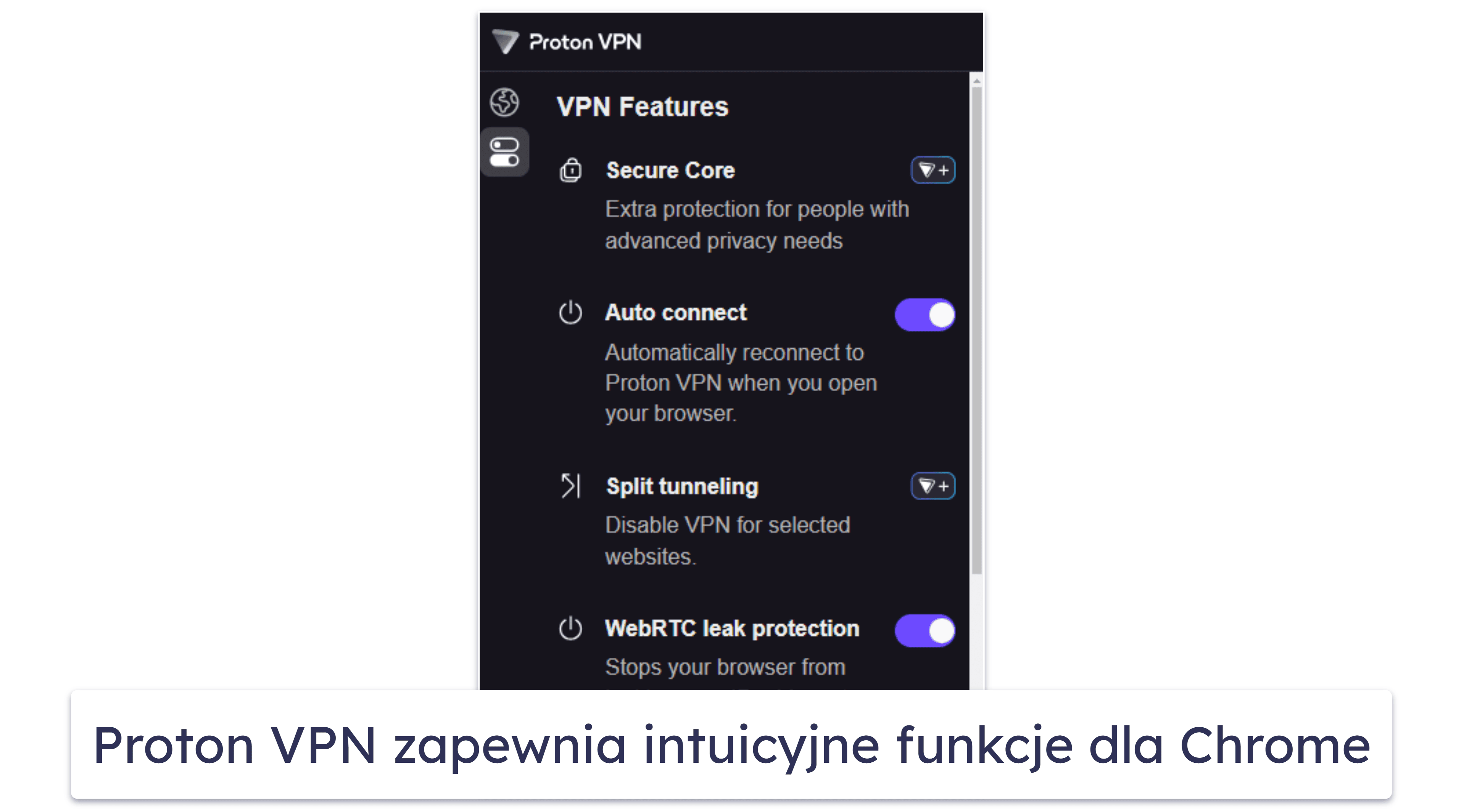 🥉3. Proton VPN — szybki, bezpieczny i darmowy VPN dla Chrome bez limitu transferu danych