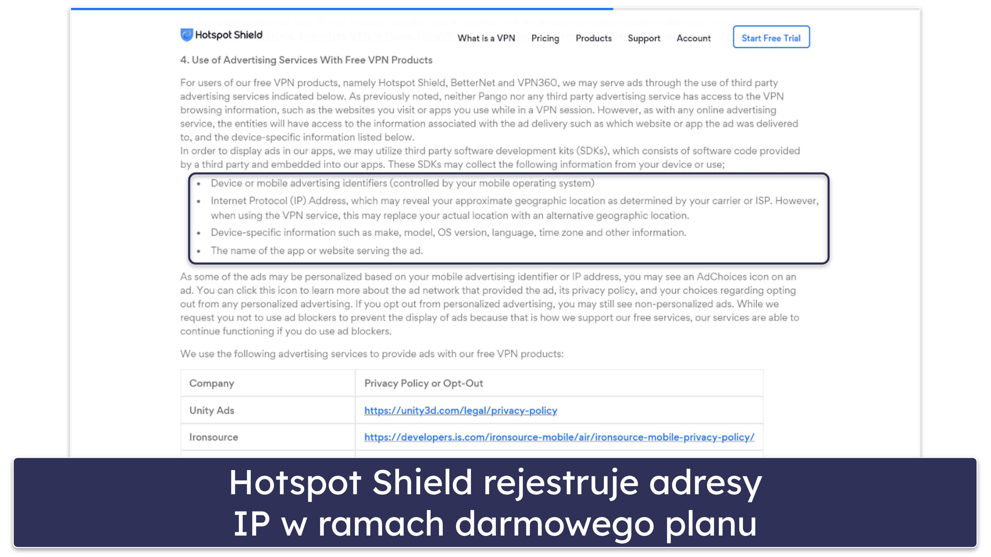 5. Hotspot Shield — świetne rozszerzenie dla Google Chrome z fajnymi dodatkami