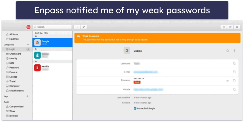 Bonus. Enpass — Offline Password Manager for Advanced Users