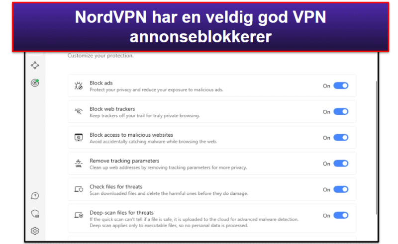4. NordVPN — Fantastiske sikkerhetsfunksjoner og raske hastigheter på alle servere