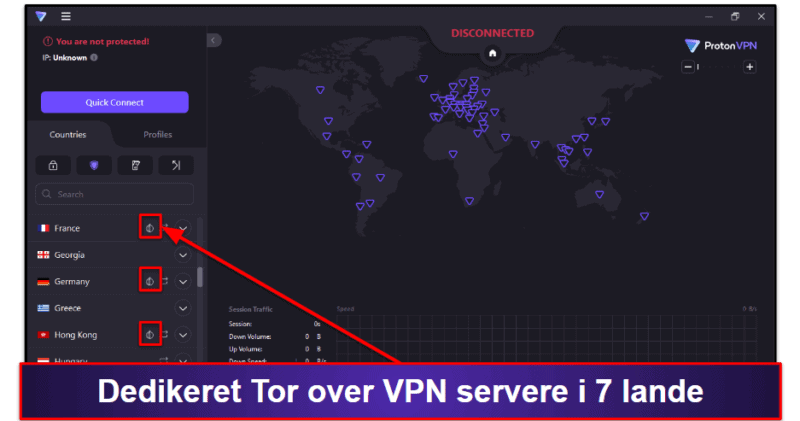 7. Proton VPN — Fantastiske privatlivsfunktioner &amp; hurtige hastigheder