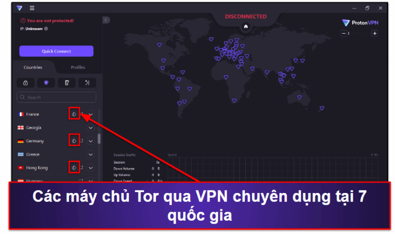 7. Proton VPN – Các tính năng bảo vệ quyền riêng tư tuyệt vời và tốc độ nhanh