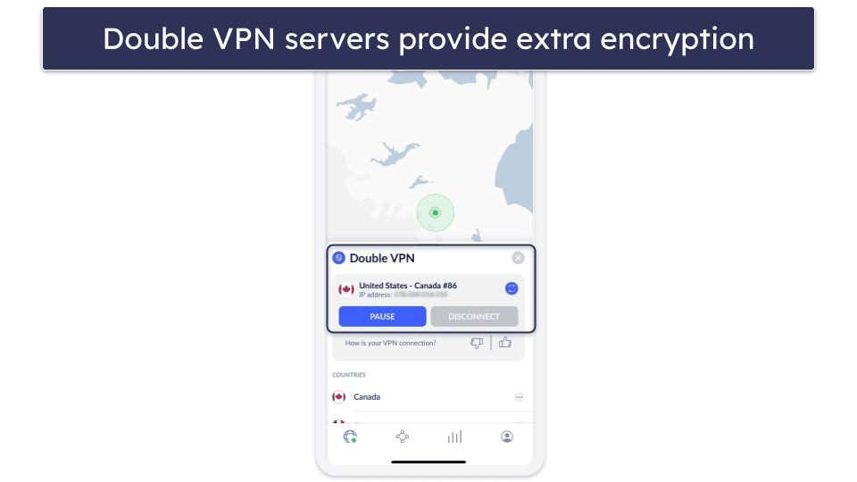 🥉 3. NordVPN — Really Good iOS VPN for Security