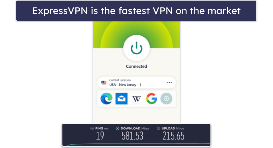 🥇1. ExpressVPN — Best Overall VPN for Cuba in 2024
