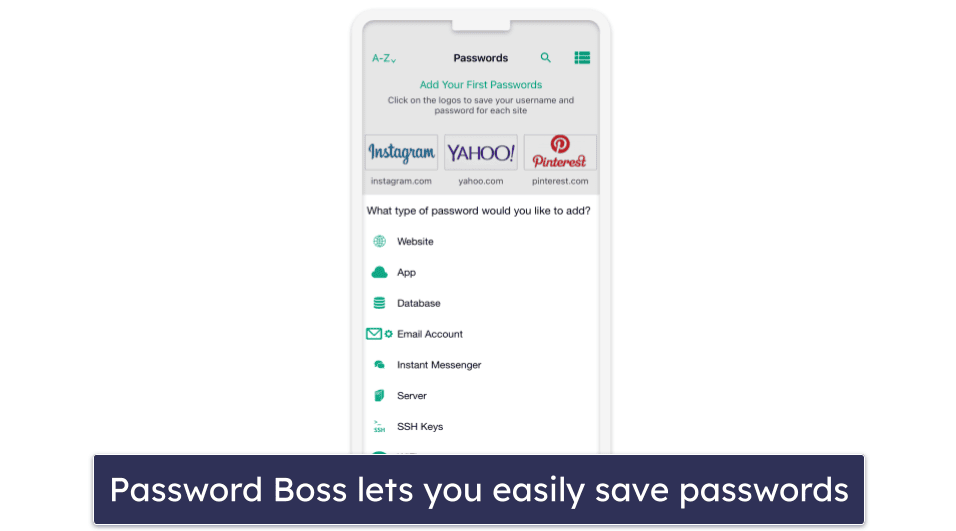 10. Password Boss — Well-Designed iOS App With a Decent Range of Features