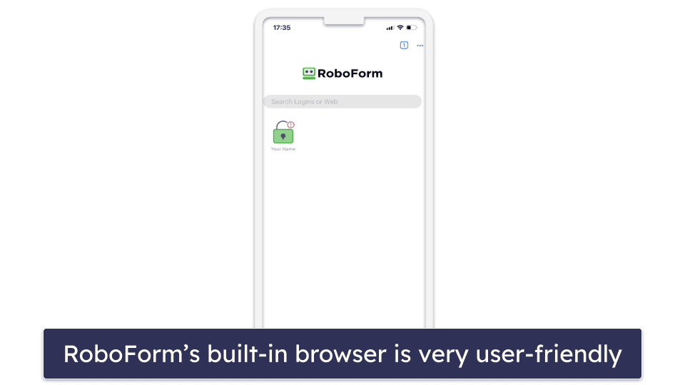 🥉3. RoboForm — Best for Advanced Form Filling on iOS