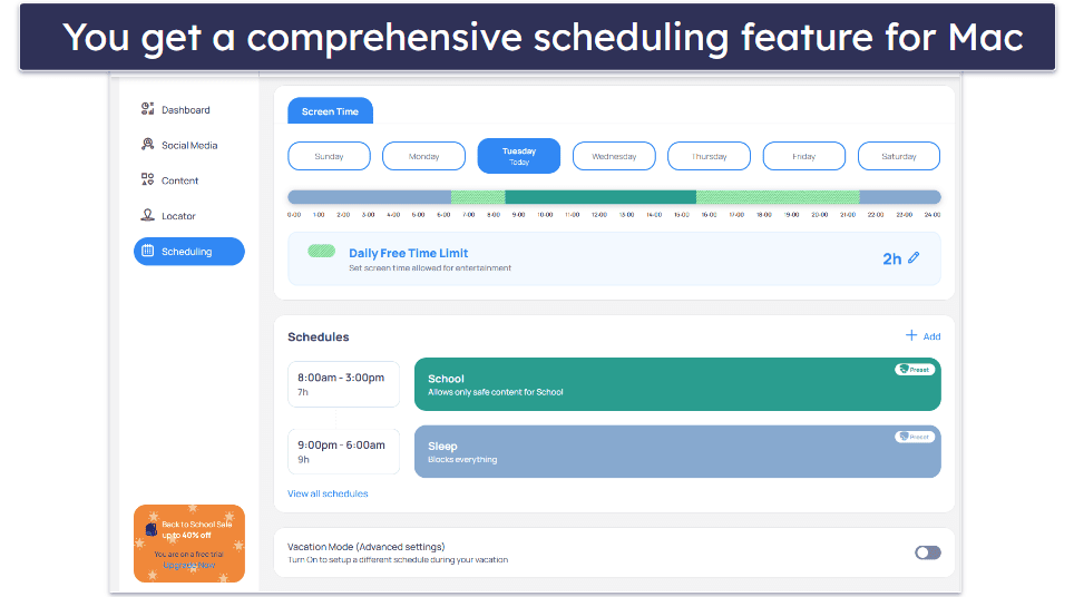 🥉3. Mobicip — Comprehensive Scheduling of Your Child’s Mac Usage