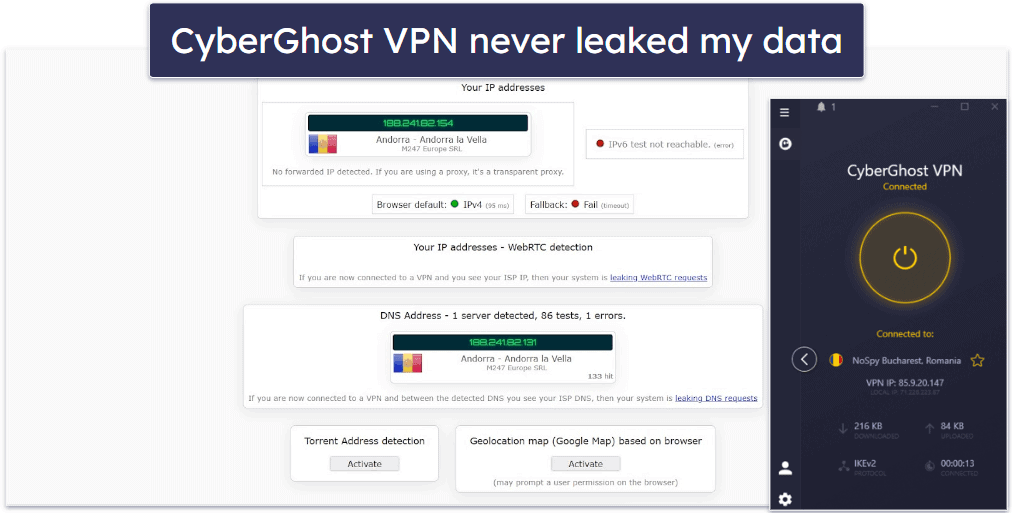 🥉3. CyberGhost VPN — Highly Customizable Apps + Fast Speeds