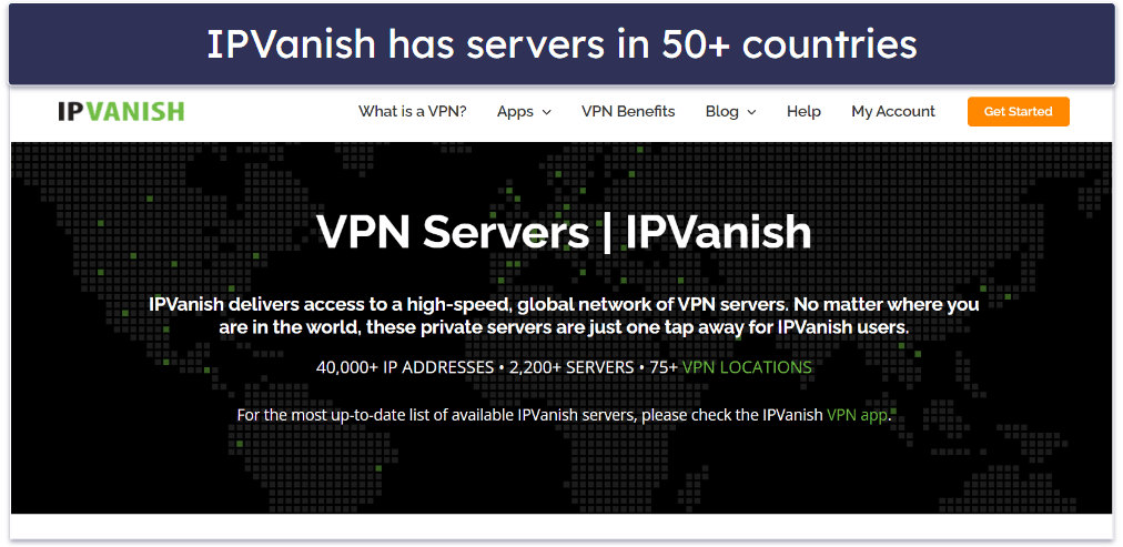 IPVanish Servers &amp; IP Addresses
