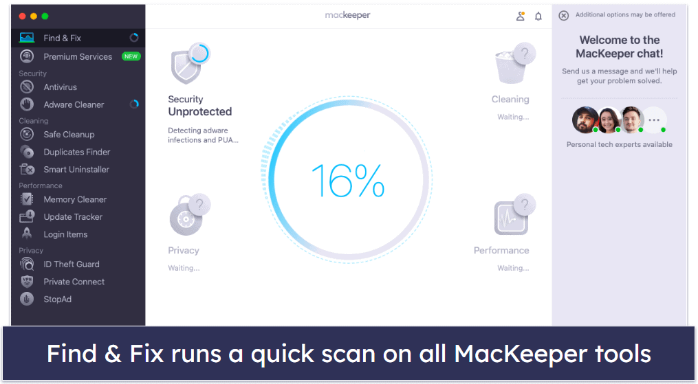 MacKeeper Security Features