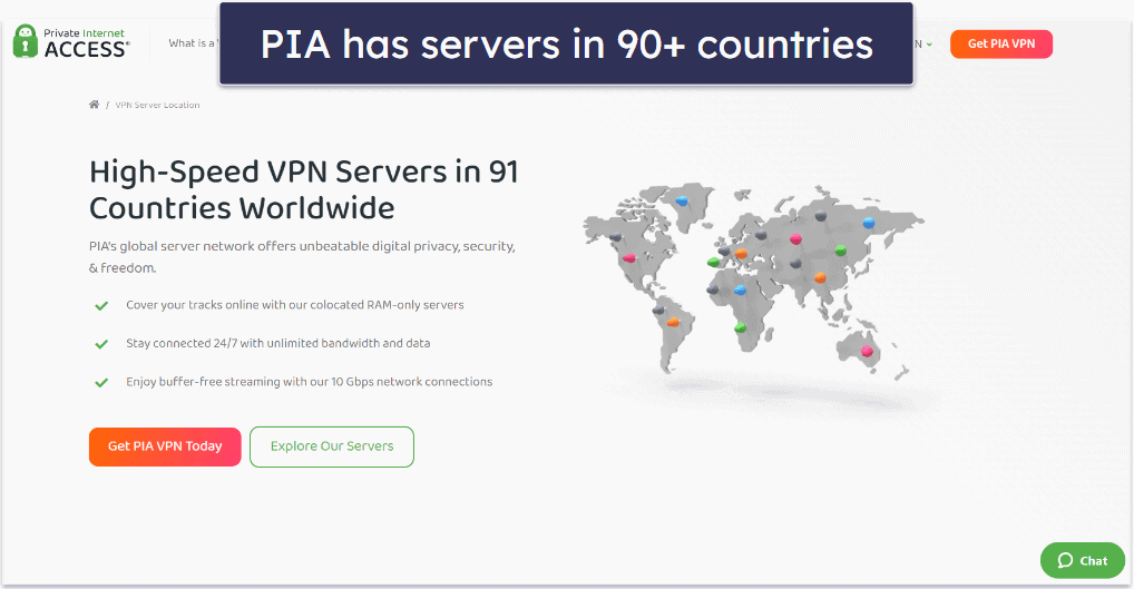 Private Internet Access Servers &amp; IP Addresses