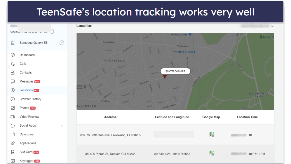 TeenSafe Features — Feature-Rich but Invasive Cell Phone Tracking