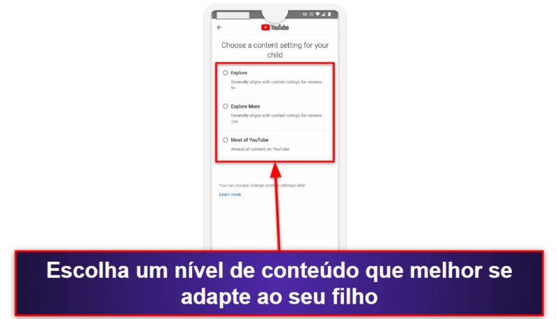 Como Configurar a Experiência Supervisionada no YouTube