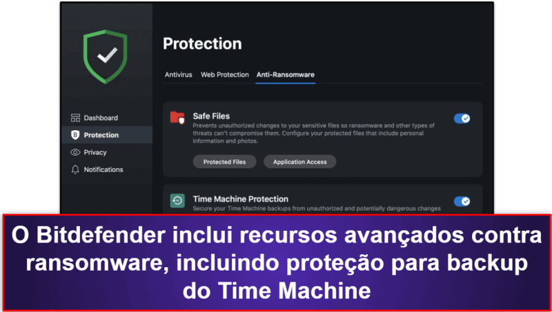 5. Bitdefender — ótimas proteções contra ransomware para macOS