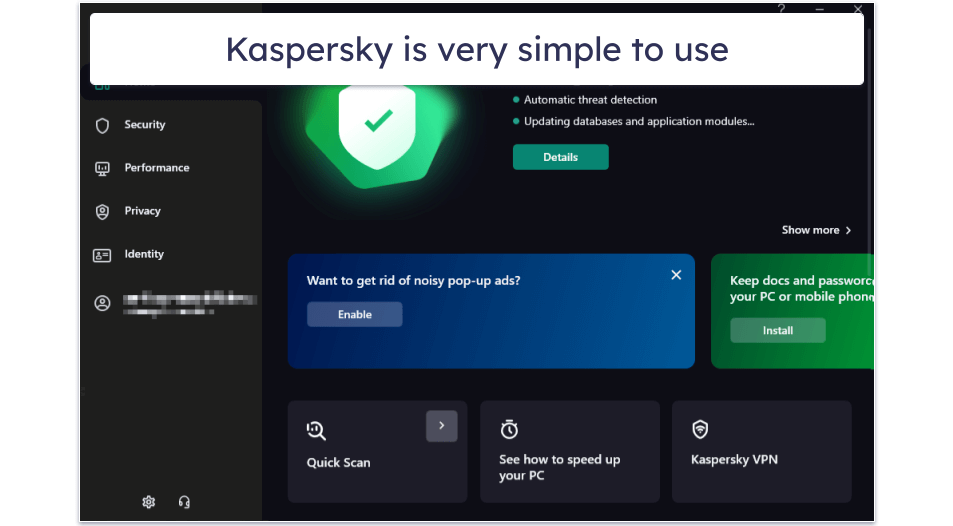 8. Kaspersky Premium — Best for Ease of Use