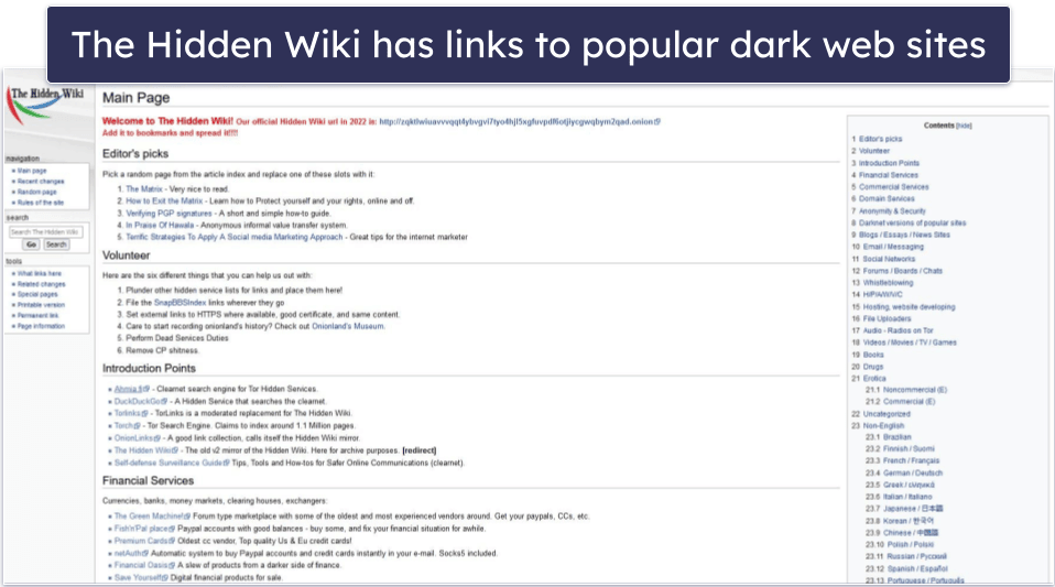Best Sites on the Dark Web in 2024