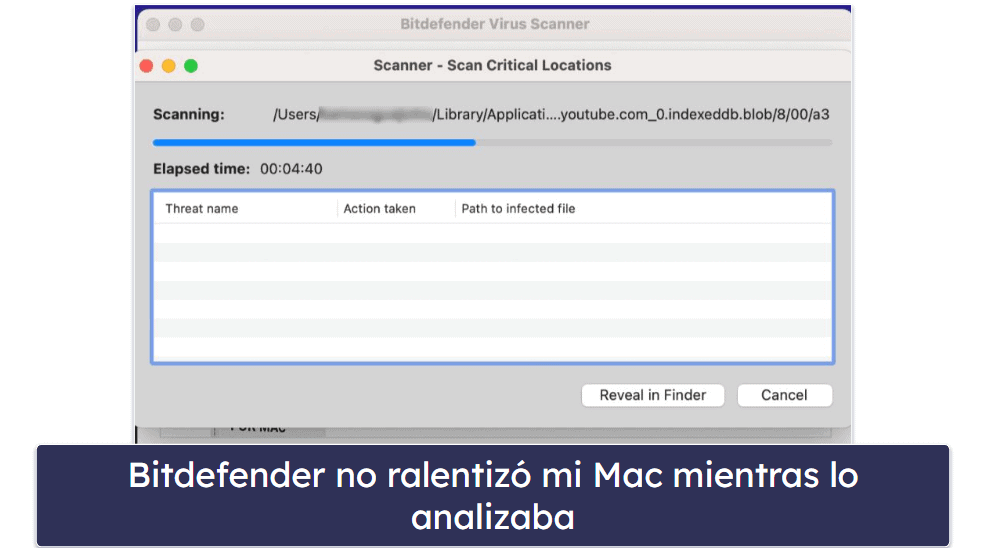 3.🥉 Bitdefender Virus Scanner for Mac: excelente análisis de malware basado en la nube