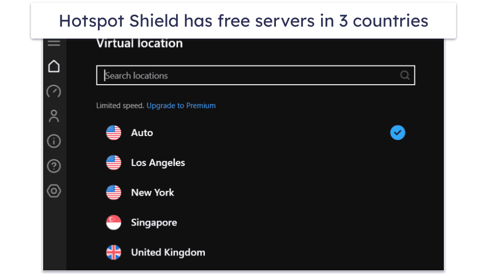 5. Hotspot Shield — Good Free Plan For Casual Gaming