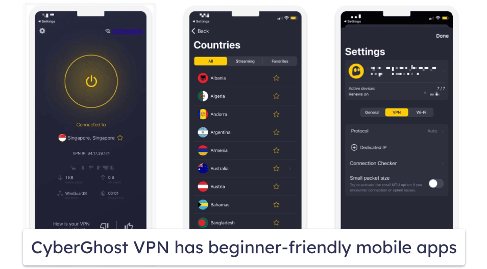 🥉3. CyberGhost VPN — Dedicated Streaming Servers &amp; Easy-to-Use Apps
