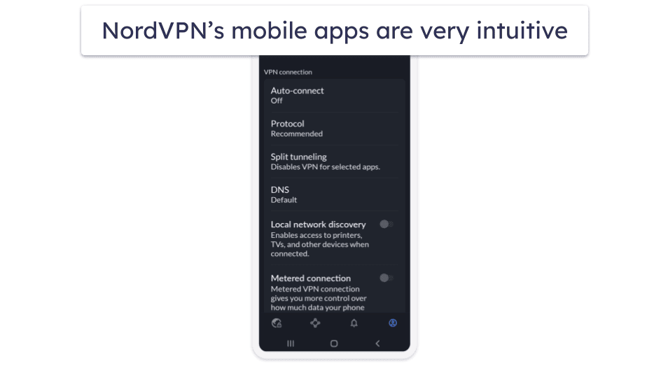 4. NordVPN — Has Great Mobile Security Features
