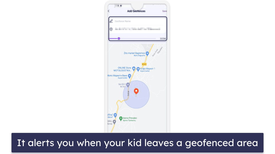 4. FamiSafe — Driving Reports and Real-Time Location Updates