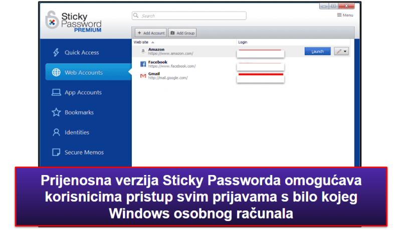 8. Sticky Password – Prijenosna USB inačica i lokalno pohranjivanje