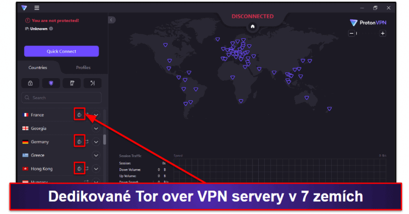 7. Proton VPN  – Vynikající ochrana soukromí a rychlost připojení