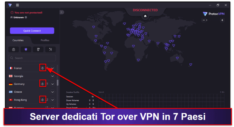 7. Proton VPN — Eccellenti funzioni di privacy e velocità elevate