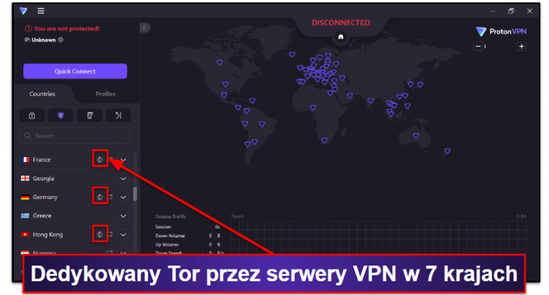 7. Proton VPN  — Świetne funkcje prywatności i szybkie prędkości