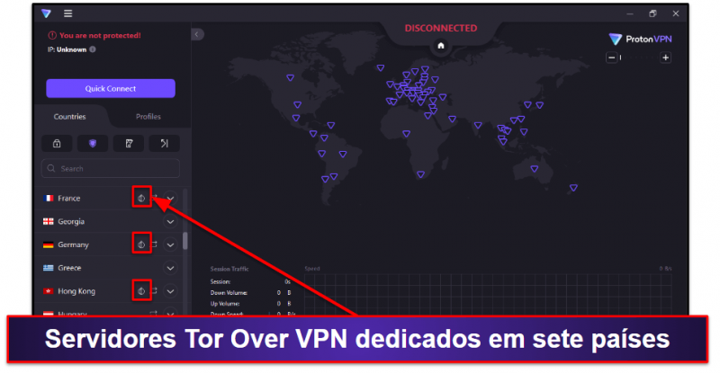 7. Proton VPN  — ótimos recursos de privacidade e altas velocidades