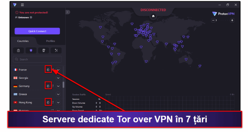 7. Proton VPN — Funcții de confidențialitate excelente și viteze rapide