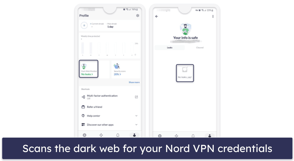 4. NordVPN — Great Android App With Tons of Security Features
