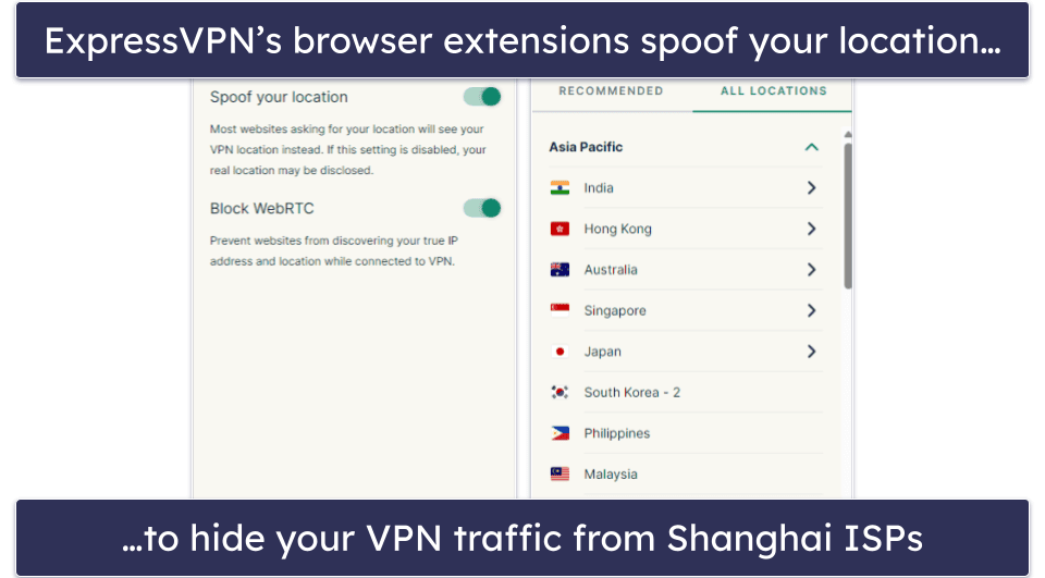 🥇1. ExpressVPN — Best Overall VPN for Shanghai