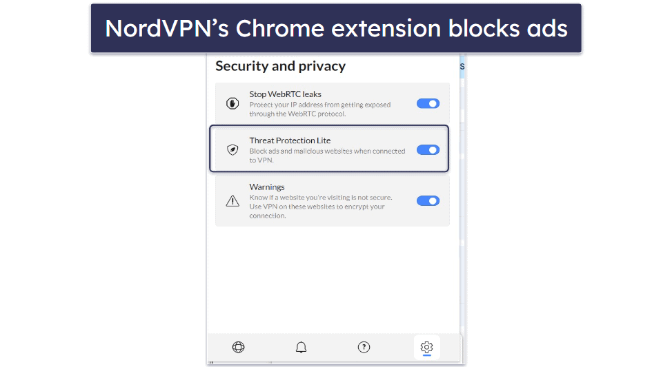 🥉3. NordVPN — Fast Chrome Extension With Strong Security Features