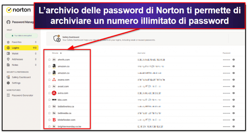 6. Norton Password Manager — Ottimo password manager con eccellenti piani antivirus