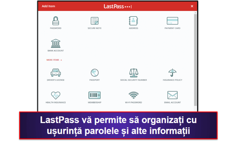 7. LastPass — Număr nelimitat de parole fie pe desktop, fie pe mobil