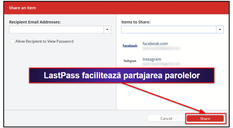 7. LastPass — Număr nelimitat de parole fie pe desktop, fie pe mobil