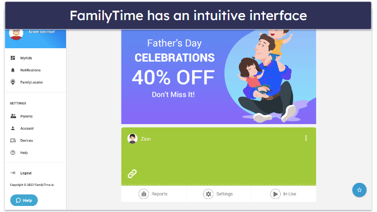 FamilyTime Features