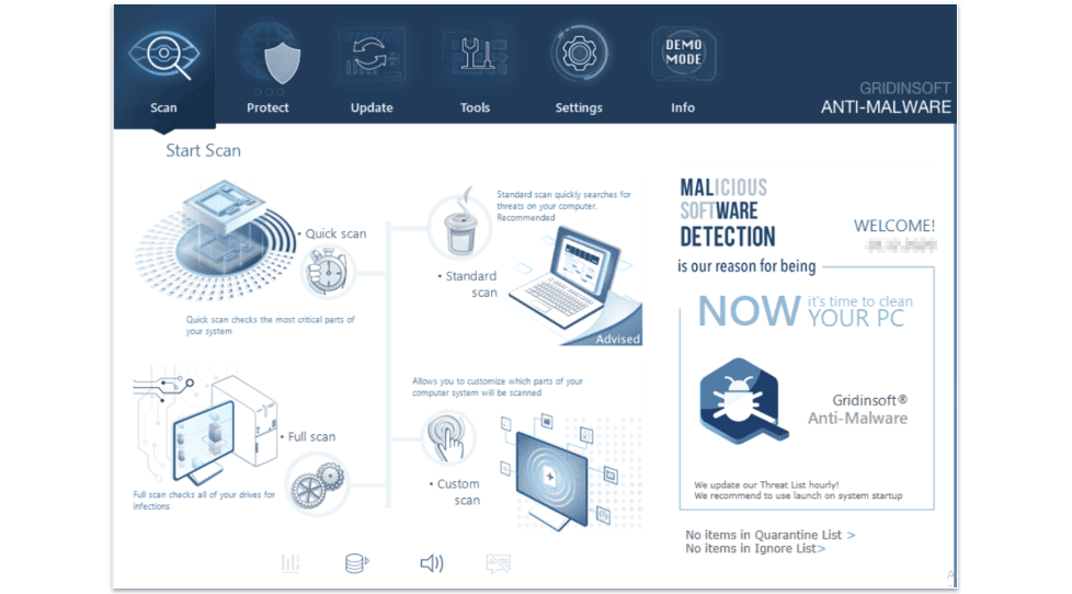 GridinSoft Security Features — Low Malware Detection Rates + Poor Web Protection